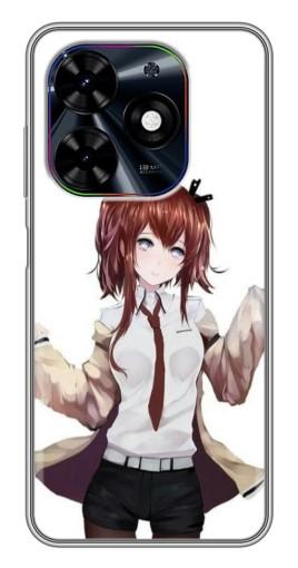 Чехол с принтом "Радостная Курису" для Tecno Spark Go 2024 (BG6)