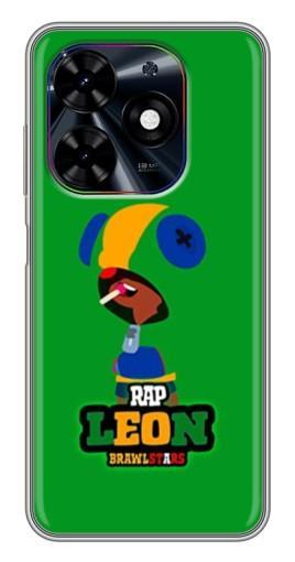 Чехол с картинкой "RAP Leon" для Tecno Spark Go 2024 (BG6)