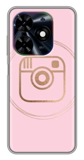 Чехол с картинкой "розовый инстаграм" для Tecno Spark Go 2024 (BG6)