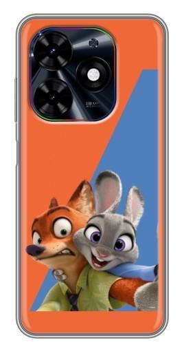 Чехол с картинкой "Селфи" для Tecno Spark Go 2024 (BG6)