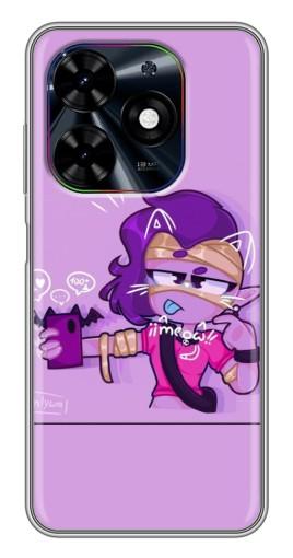 Чехол с картинкой "Селфи Emz" для Tecno Spark Go 2024 (BG6)