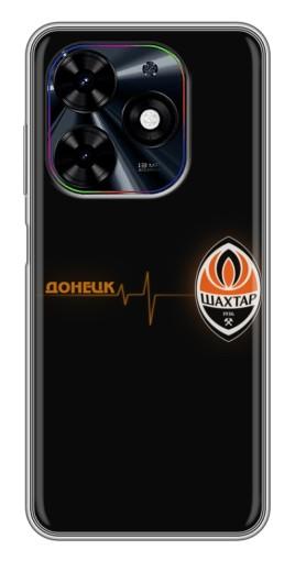 Чехол с печатью "Шахтер в сердце" для Tecno Spark Go 2024 (BG6)