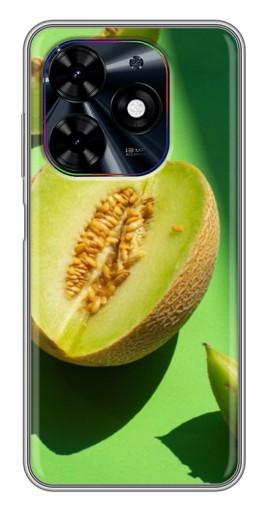 Силиконовый чехол с изображением "Сочная Дыня" для Tecno Spark Go 2024 (BG6)