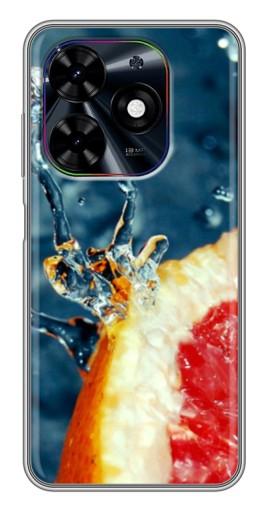 Чехол с печатью "Сочный грейпфрут" для Tecno Spark Go 2024 (BG6)