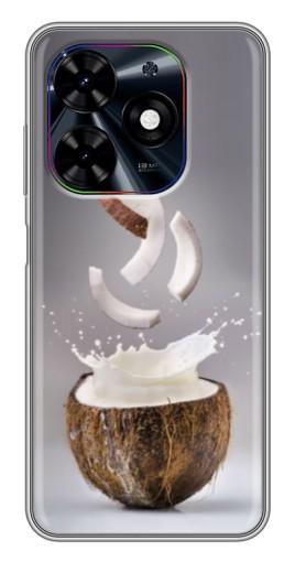 Чехол с принтом "Стакан кокоса" для Tecno Spark Go 2024 (BG6)
