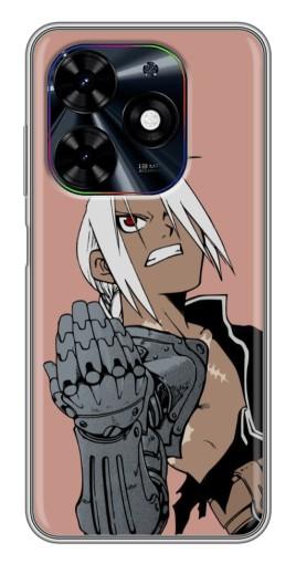 Чехол с печатью "Стальной алхимик" для Tecno Spark Go 2024 (BG6)