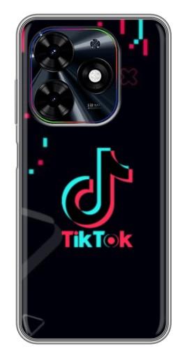 Чехол с печатью "Стиль TikTok" для Tecno Spark Go 2024 (BG6)
