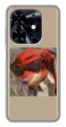 Чехол с принтом "Стильный Ник" для Tecno Spark Go 2024 (BG6)