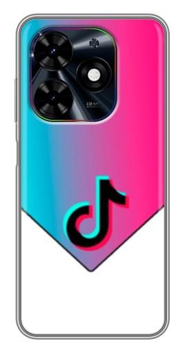 Чехол с печатью "Tiktok Logo" для Tecno Spark Go 2024 (BG6)
