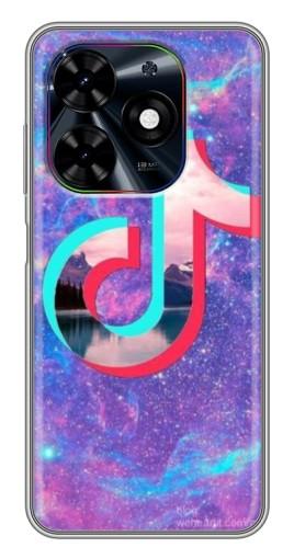 Чехол с картинкой "ТикТок мраморный" для Tecno Spark Go 2024 (BG6)