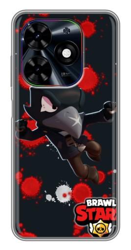 Чехол с картинкой "Ворон Бравл Старс" для Tecno Spark Go 2024 (BG6)