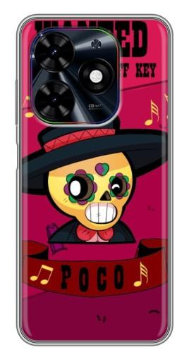 Чехол с принтом "WANTED POCO" для Tecno Spark Go 2024 (BG6)