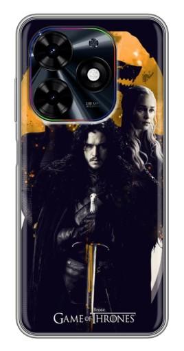 Чехол с печатью "Winter Coming" для Tecno Spark Go 2024 (BG6)