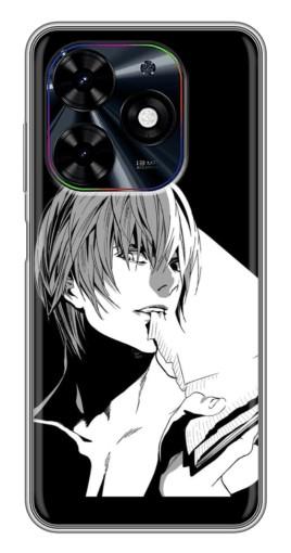 Чехол с печатью "Ягами с блокнотом" для Tecno Spark Go 2024 (BG6)
