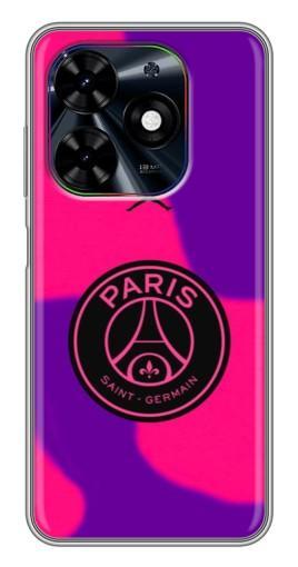 Чехол с принтом "Яркий лого PSG" для Tecno Spark Go 2024 (BG6)