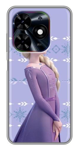 Чехол с картинкой "Ельза" для Tecno Spark Go 2024 (BG6)
