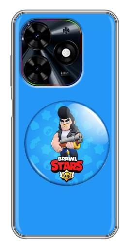 Чехол с печатью "Значек Булла" для Tecno Spark Go 2024 (BG6)