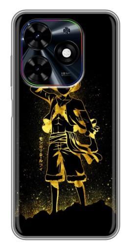 Чехол с принтом "Золотой Де Луффи" для Tecno Spark Go 2024 (BG6)