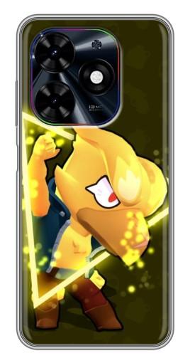 Чехол с печатью "Золотой Ворон" для Tecno Spark Go 2024 (BG6)