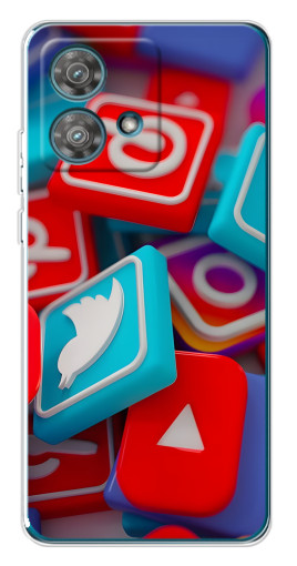 Чехол с печатью "3Д эффект" для Motorola Edge 40 Neo