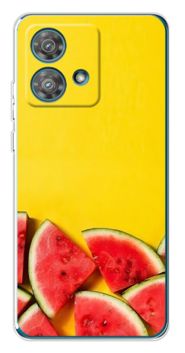 Чехол с принтом "Арбузики на желтом" для Motorola Edge 40 Neo