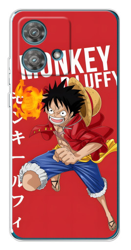 Чехол с картинкой "Атакующий D Luffy" для Motorola Edge 40 Neo