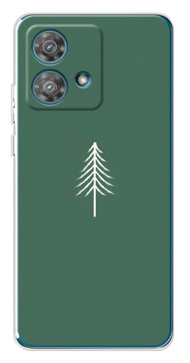 Чехол с печатью "Белая елка" для Motorola Edge 40 Neo
