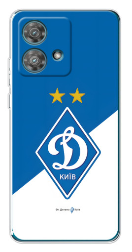 Чехол с печатью "Бело-синий Динамо" для Motorola Edge 40 Neo