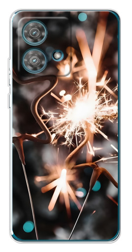 Чехол с картинкой "Бенгальские огни" для Motorola Edge 40 Neo