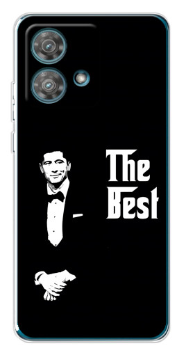 Силиконовый чехол с изображением "Best Футболист" для Motorola Edge 40 Neo