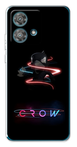 Силиконовый чехол с изображением "Brawl Crow" для Motorola Edge 40 Neo