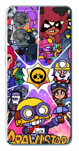 Чехол с печатью "Brawl заставка" для Motorola Edge 40 Neo