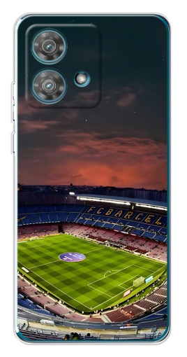 Силиконовый чехол с изображением "Камп Ноу" для Motorola Edge 40 Neo