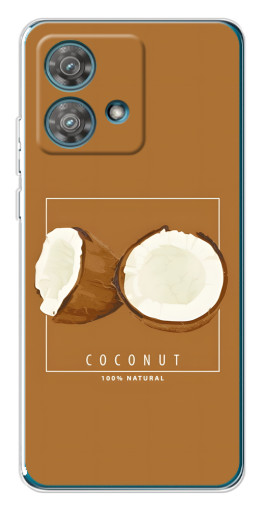 Силиконовый чехол с изображением "Coconut" для Motorola Edge 40 Neo