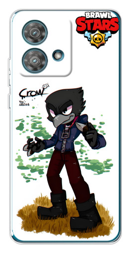 Чехол с принтом "Crow" для Motorola Edge 40 Neo