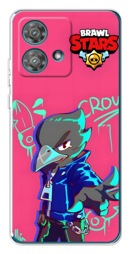 Силиконовый чехол с изображением "Crow Asassin" для Motorola Edge 40 Neo