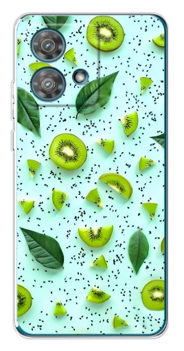 Чехол с печатью "Фон киви" для Motorola Edge 40 Neo