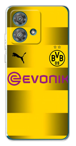 Чехол с картинкой "Форма Боруссии Дортмунд" для Motorola Edge 40 Neo