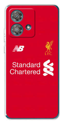 Чехол с картинкой "Форма Liverpool" для Motorola Edge 40 Neo