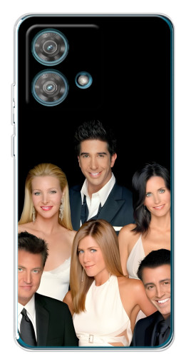 Чехол с печатью "Фото Друзья" для Motorola Edge 40 Neo