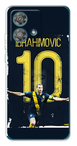 Чехол с печатью "Ибрагимович 10" для Motorola Edge 40 Neo