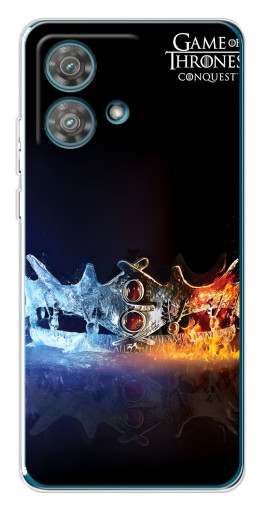 Чехол с принтом "Корона" для Motorola Edge 40 Neo