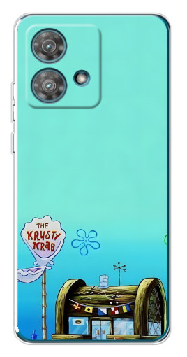 Чехол с печатью "Krusty Krab" для Motorola Edge 40 Neo