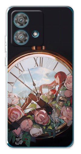 Силиконовый чехол с изображением "Курису  в часах" для Motorola Edge 40 Neo