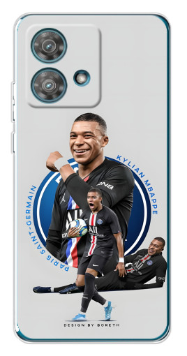 Чехол с печатью "Kylian Mbappe" для Motorola Edge 40 Neo