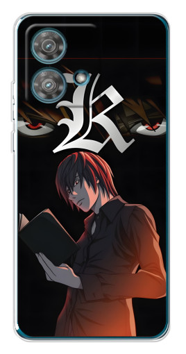 Чехол с картинкой "Лайт Ягами Death Note" для Motorola Edge 40 Neo