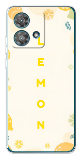Чехол с печатью "Lemon" для Motorola Edge 40 Neo