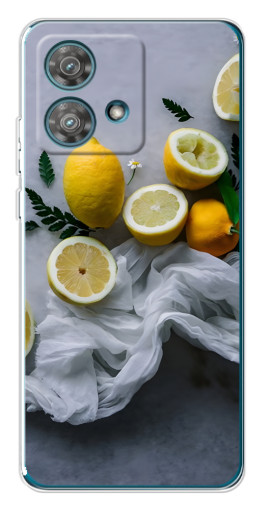 Чехол с картинкой "Лимонное настроение" для Motorola Edge 40 Neo