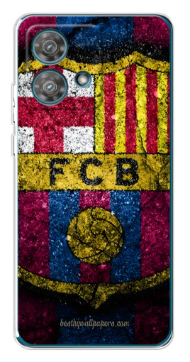 Чехол с картинкой "Лого Барсы" для Motorola Edge 40 Neo