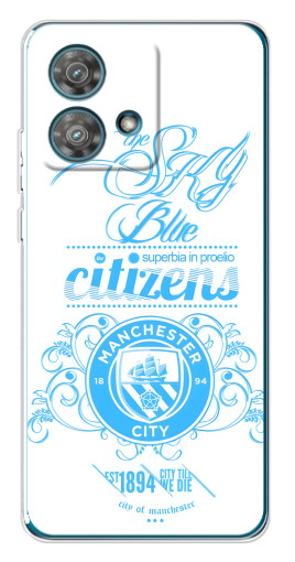 Чехол с печатью "Лого Man Sity" для Motorola Edge 40 Neo